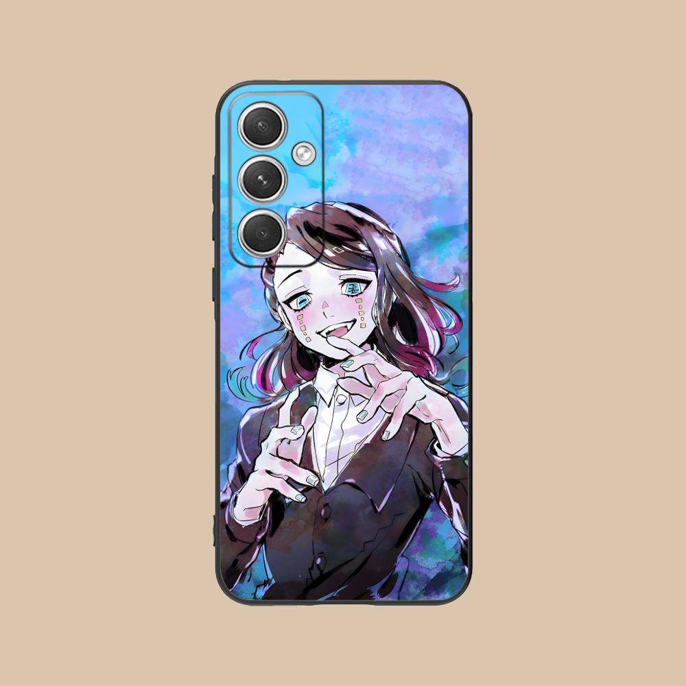 Demon Slayer Enmu Tamio Phone Case for Samsung Galaxy S25 S24 S23 S22 S21 S20 Note20 Plus FE Ultra Colour Printing Cover Pretty
