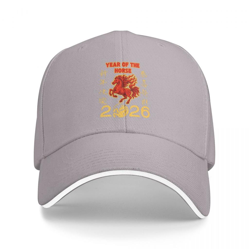Baseball Caps 2026 Fire Horse Chinese New Year Horse Trendy Graphic Female Male Casual Summer Caps