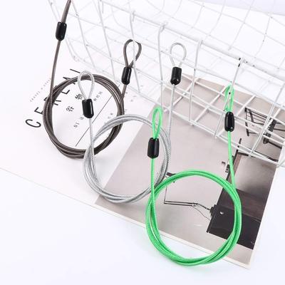 Motorcycles Outdoor Lock Line Chain Metal Lock Wire Rope Steel Cable Braided Rope Bicycle Lock
