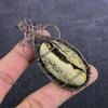Kammererite Gemstone Handmade Copper Wire Wrap Jewelry Pendant 2.96" b8E06
