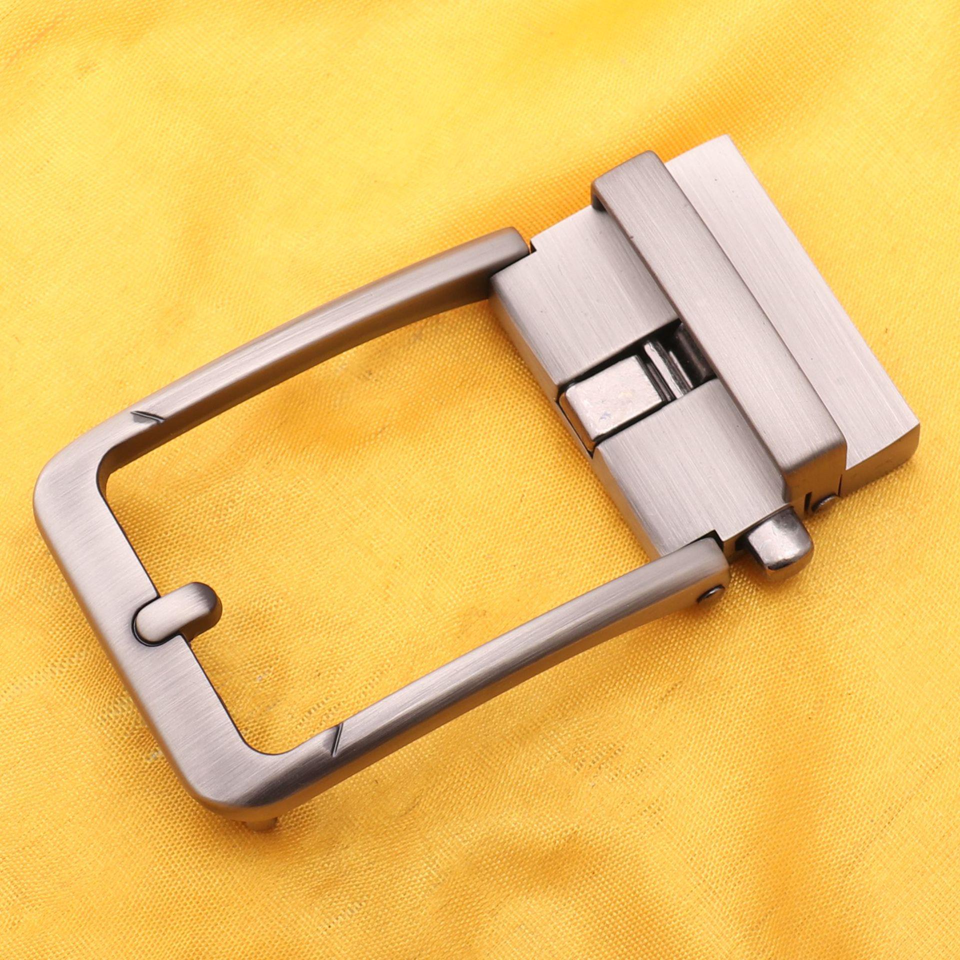 

Hong Sheng 3.5 Bead Gun Brushed Alloy Automatic Pin Buckle Belt Clip