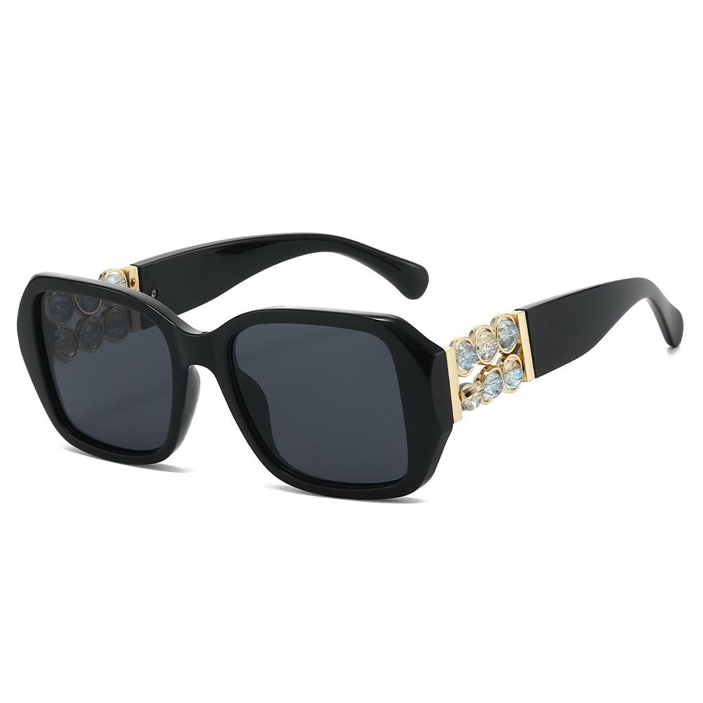 Square Frame Sunglasses Women Personalized Designer Large Frame Sunglasses Black Glasses Men Driving Outdoor Punk Sunglasses UV