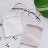 10Pcs Solid Color Lens Cleaner Cloth Suede Sunglasses Cleaning Wipes Glasses Cleaner Cloth  Phone