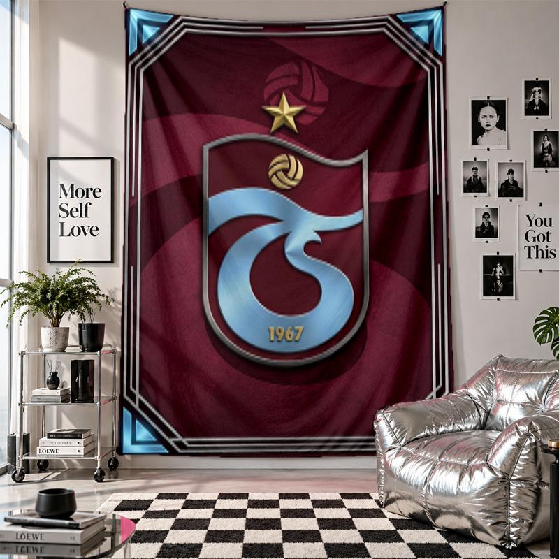 Trabzonspor FC Wall Tapestry Home Decor Wall Hanging Cloth for Bedroom Living Room Background