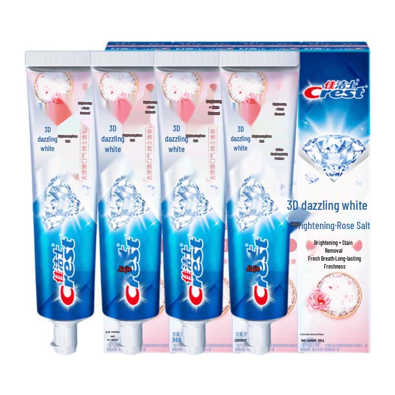 Crest 3D White Rose Salt Toothpaste