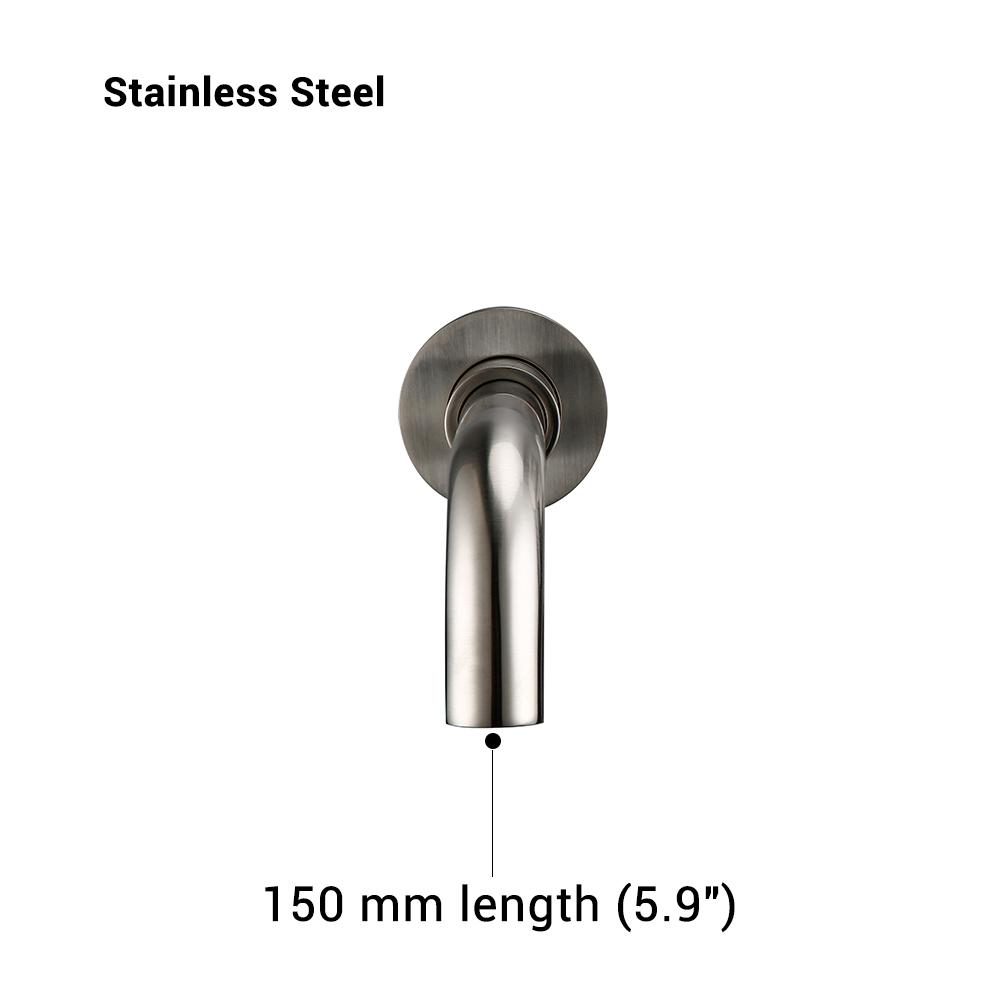 Bagnolux Black Brushed Polished Chrome Stainless Steel Rose Gold Brass Round Bathtub Spout Basin Bathroom Faucet