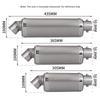 Universal 51mm Motorcycle Exhaust Muffler Professional Stainless Steel Tailpipe T98 Muffler For Yamaha R3 Z125 400 300SR Msx125