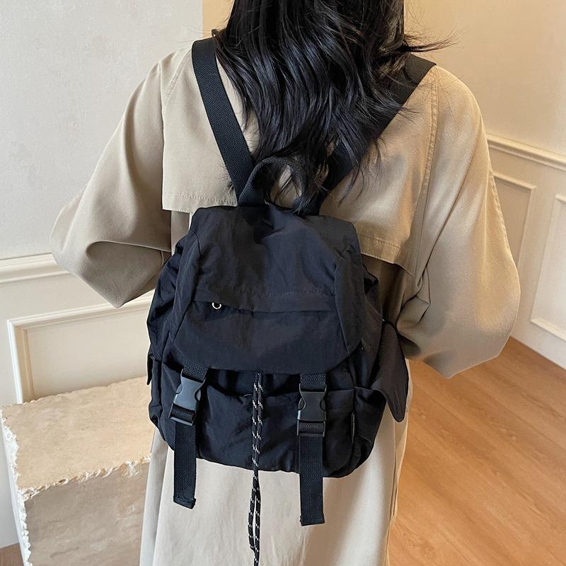 Versatile Casual Lightweight Cloth Bag Women's New Fresh and Fashionable Backpack Travel Niche Backpack