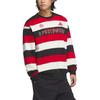 adidas Sport Performance Retro Color Block Striped Letter Pattern Crew Neck Pullover Long Sleeve Sweatshirt Unisex Sweatshirt Multi-Color JZ4201