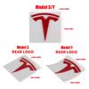 ANA1 3D ABS Car Front Head Hood Emblem Rear Trunk Badge Sticker For Tesla Model 3 Model Y Replacement Decoration Decals Accessories
