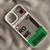 Hot Ticket Travel Label Los Angeles Seoul London Phone Case For iPhone 16 14 Pro Max 15 13 11 12 XR 7 8Plus Clear Hard Cover Bag
