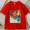 Lets Run Away Graphic T Shirts Crewneck Vintage Short Sleeve Unisex WOMEN Tee Shirt Unisexs Designer Clothing Streetwear Tops