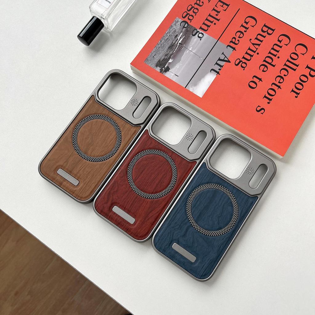 Apple 12 Pro Max Aromatherapy Phone Case - Poplar Wood Borderless Design