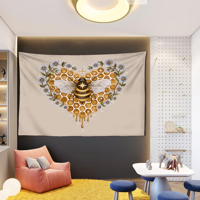 Гобелен с цветком пчелы — фото 11