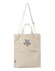 The Earth Canvas Lte Tote Cross Bag - Ecru