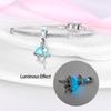 925 Silver Plated Fireflies Butterfly Stars Luminous Charms Beads Fit 3mm 925 Original Bracelets DIY Jewelry Gift
