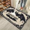 Happy Halloween Welcome Doormat Soft Pumpkin Witch Carpet for Home Decorative Entrance Floor Mat Living Room Rug Kitchen