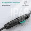 LP12 M12 IP67 3A 5A 2 3 4 5 6 7 8 Pin Solder Wire Cable Connector Waterproof Male Female Aviation Plug Socket Quickly Connected