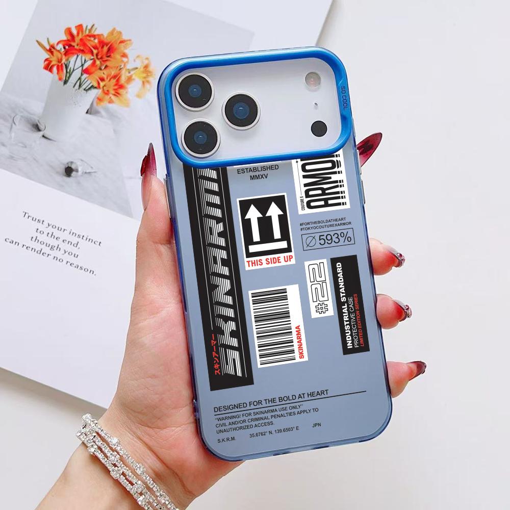 Fashion Street S-Skinarma Phone Case For iPhone 17 16 15 14 13 12 11 Pro Max Air Matte Laser Aurora Shockproof Funda