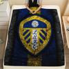 1PC Leeds United Patterned Flannel Blanket Suitable For All Seasons for Home Decor Warmth and Comfort Gifts Holiday Present