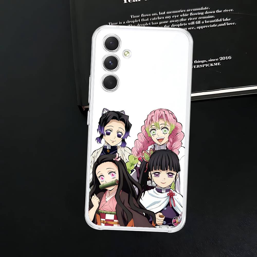 D-Demon S-Slayer Anime Phone Case For Samsung Galaxy A52 A12 A51 S21 Edge S22ULTRA S23 S24 S20LITE Plus Ultra Transparent Cover