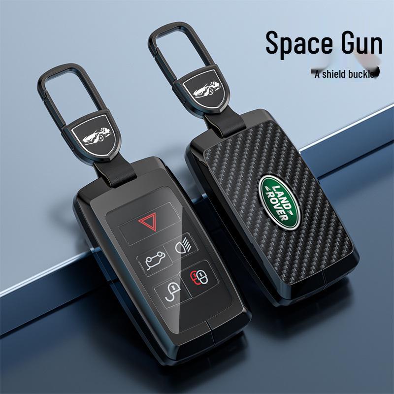 Metal Key Case for Land Rover Range Rover, Freelander, Discovery 5, Defender, Velar Cars.