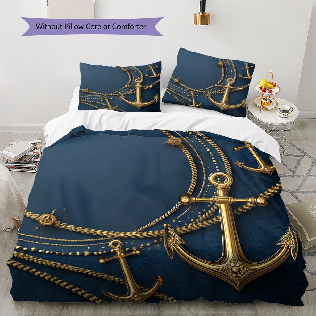 Cartoon Pattern Bedding Quilt Set Quilt Cover Pillowcase Home Decoration Birthday Gift (1 * Duvet Cover + 2 * Pillowcase, Without Core)