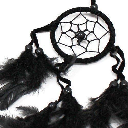 Dreamcatchers 6 Pack, Small Round Black White Red