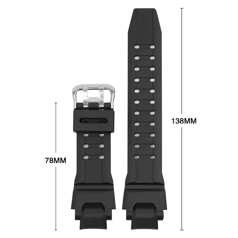 For Casio G-SHOCK GW-4000 GA-1000 GW-A1000 GW-A1100 G-1400 Strap TPU Silicone Diving Waterproof Sport Watch Band Bracelet Men