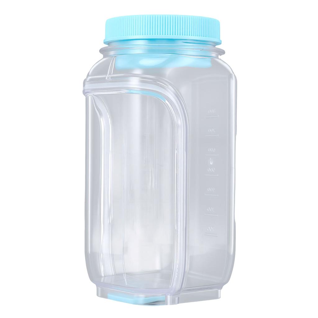 Side Opening Salad Jar Reusable Plastic Microwave Dishwasher Safe Vertical Layering Salad Container with Leak Proof