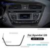 Carbon Fiber Style Center Console CD Panel Frame for Hyundai I20 2015-2020 Interior Moulding