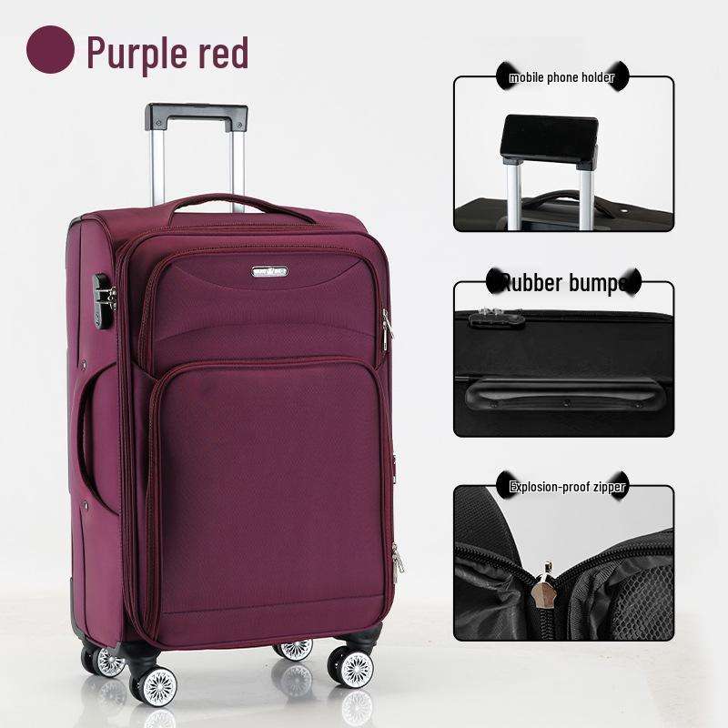 Extra Large Waterproof Oxford Cloth Trolley Luggage, Durable 100-Inch Case with Password Lock, Ideal for Travel & Moving.