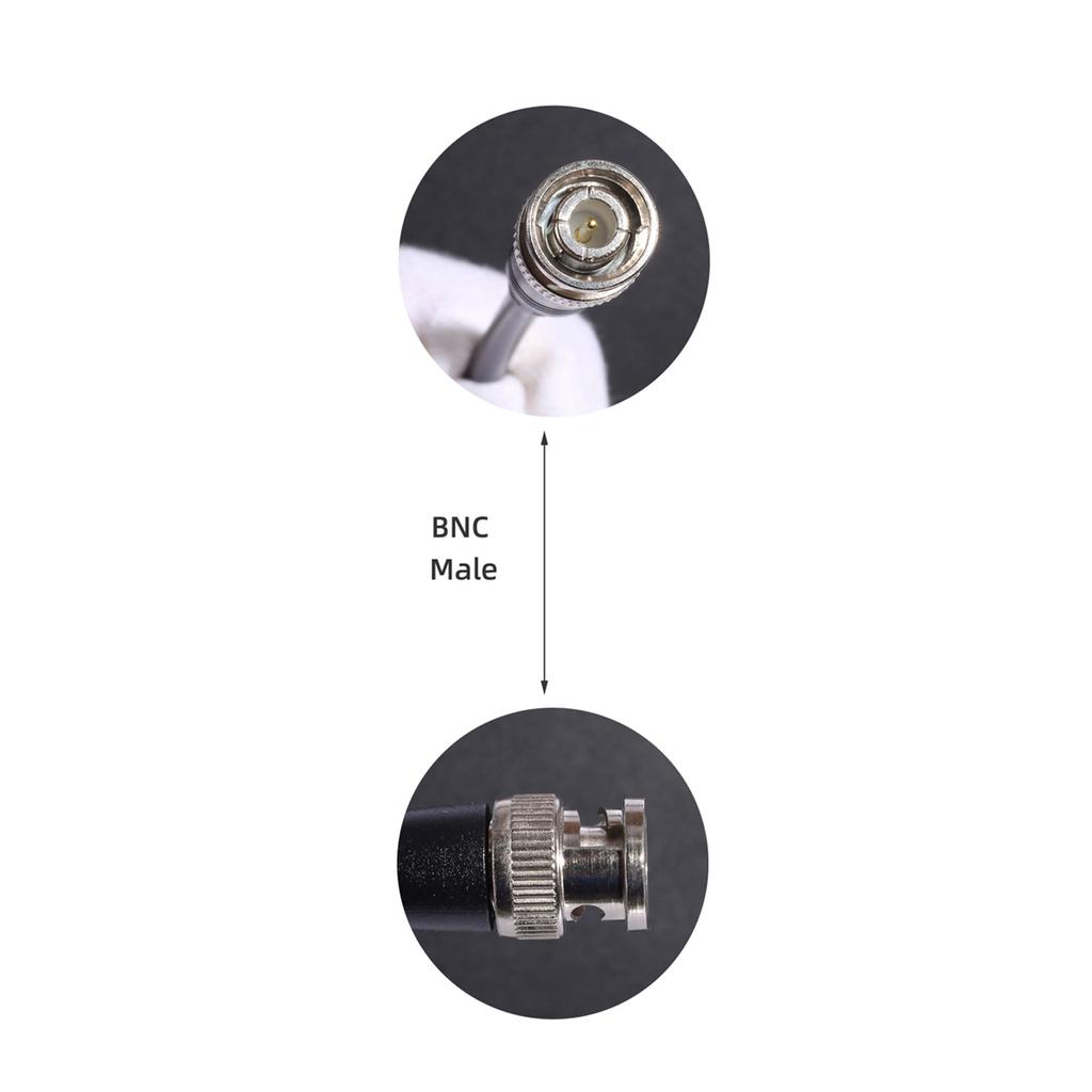 BNC Male to BNC Male Plug Adapter CCTV Extension Coaxial Line Cable Connectors Cable for Security Camera Systems