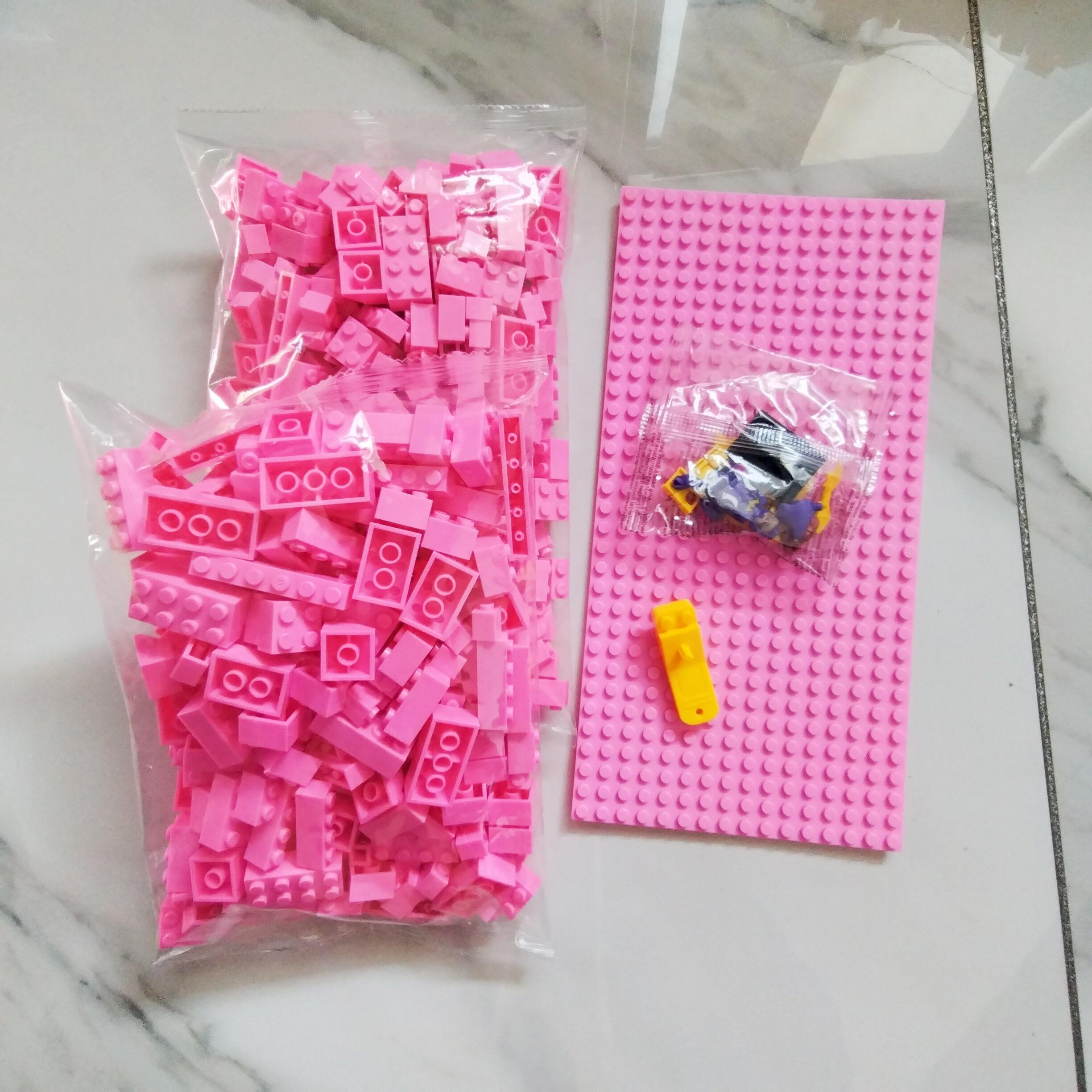 

Строительные блоки, гибридные частицы, 520 г, 17 цветов, игрушки «сделай сам» для детей, бесплатная базовая пластина, головоломка