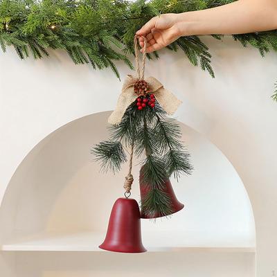 Weihnachtsglocke Ornament Anhänger Charme Dekorative Rustikale Baumdekoration Weihnachtsdeko für