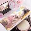 Office Large Rubber Gaming Mouse Pad Anime Non-slip Rubber Base Laptop Keyboard Mat Hololive Kawaii Mori Calliope Desktop Carpet