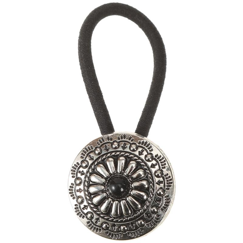 Этнические эластичные резинки-скранчи простые резинки для волос держатель для хвостика кольца для волос очаровательные простые резинки для волос веревка для волос для девочек