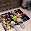 Mighty Morphin Power Rangers Pattern Rug, Indoor/Outdoor Mat, for Picnic, Gameroom, Bedroom, Office, Living Room, Home Decor Carpet, Birthday Gift