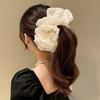 Elegant Pearl Bubble Hair Clip for Woman Temperament Large Shark Clip Fashion Girls Back Head Hair Clamp