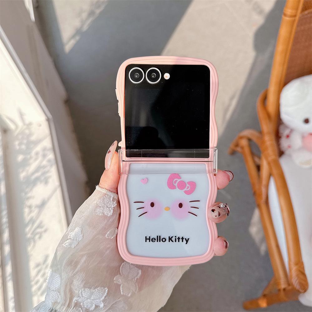 Hello Kitty Soft Folding Case with Lanyard for Galaxy Z Flip 7-3