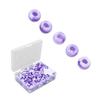 200pcs Hair Beads Fashion Acrylic Candy Mixed Colors DIY Hair Decoration Beads for HairPurple