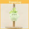 Plush Creative Cabbage Keychain Adorable Kohlrabi Doll Bag Charm Purse Accessory