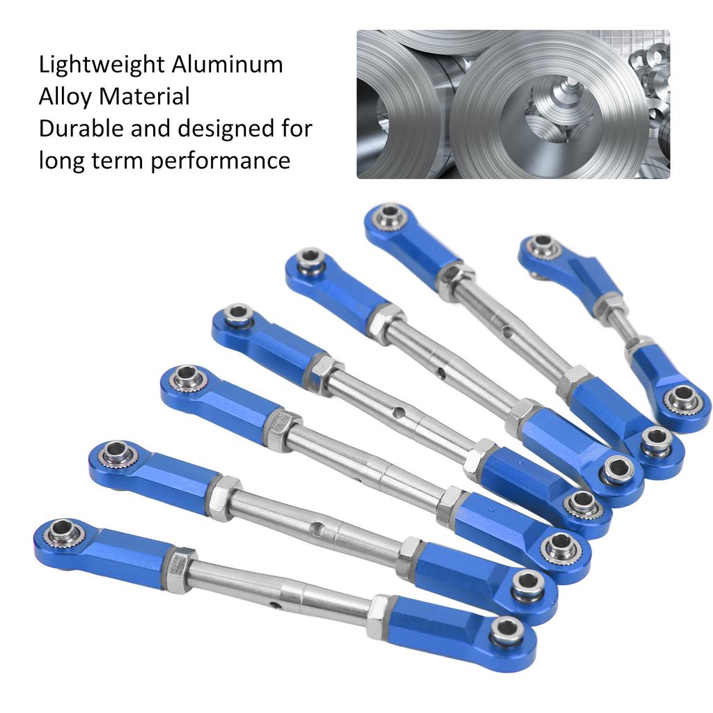 RC Pull Rod Aluminum Alloy Pull Rod for   for Rustler for Slash 4 Wheel Drive 1Celsius10 RC Car