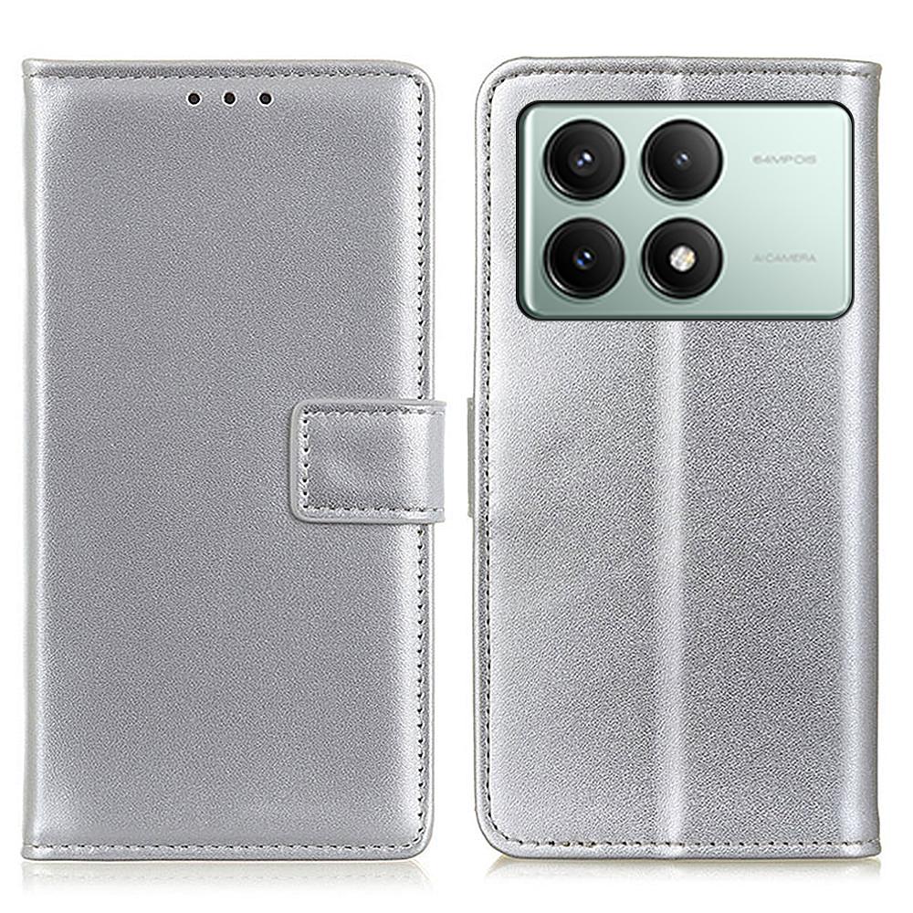 

For Xiaomi Redmi K70E 5G/Poco X6 Pro 5G Case Leather Wallet Phone Cover with Magnetic Clasp D