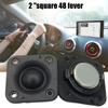 High Performance 2 Inch Square Tweeter Speaker 20W 4ohm with Aluminum Heat Sink for Enhanced Sound Clarity
