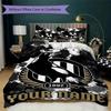 Custom Name Collingwood Pattern Bedding uilt Set uilt Cover Pillowcase Home Decoration Birthday Gift (1*duvet cover+2*pillowcase without core)