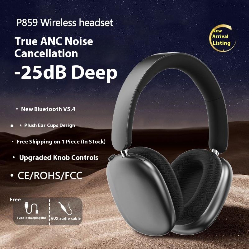 Patch Knob Active Noise Reduction Headset Bluetooth True Wireless Long Battery Life Suitable for Mobile Phones