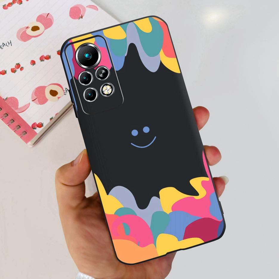 For Infinix Note 11 Pro Case X697 Cute Painted Back Cover Soft Silicone Phone Cases For Infinix Note 11 Note11 Pro Fundas Bumper