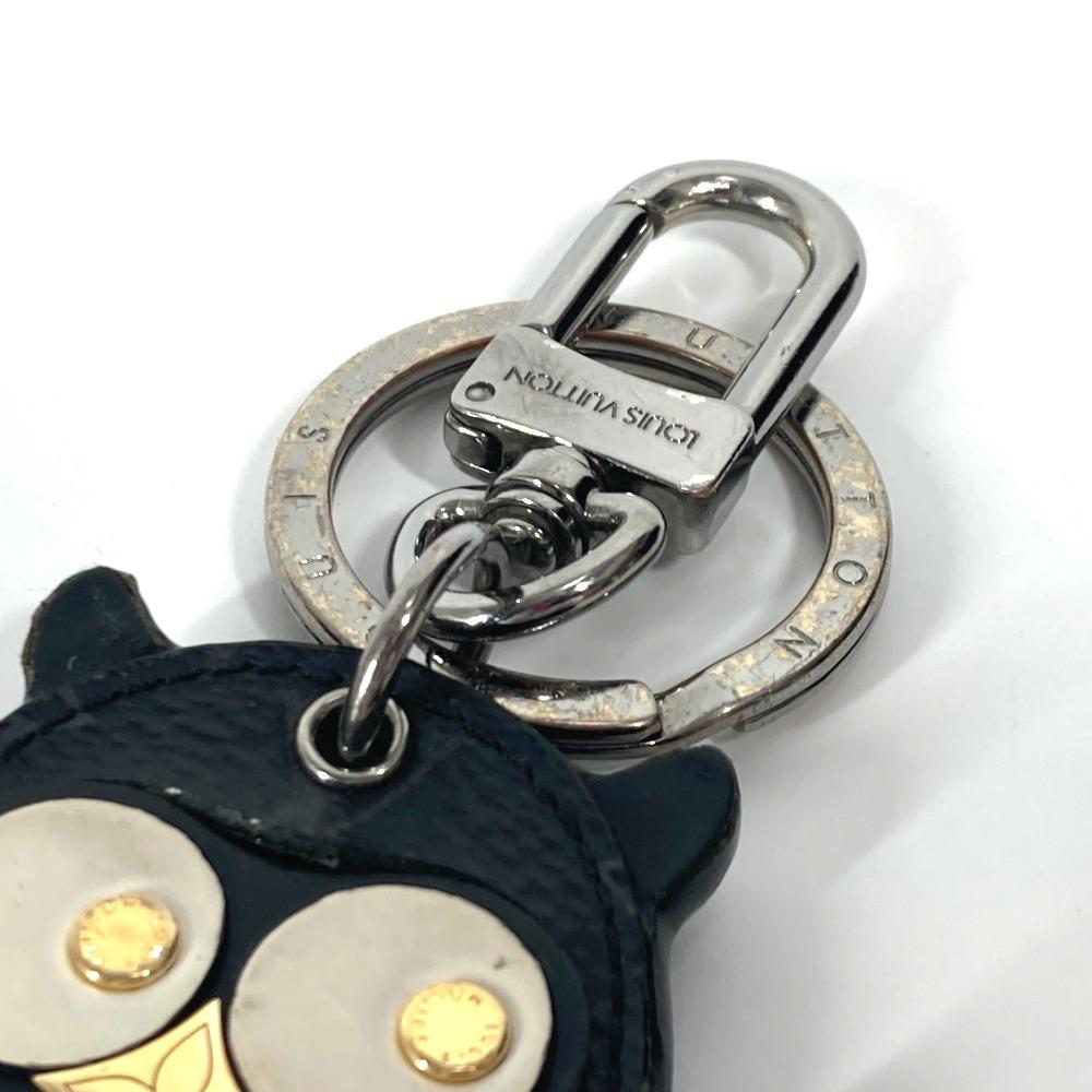 Louis Vuitton M69482 MonogramEclipse Porte Cles-Oulu Bag Charm Owl Key Holder