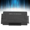 USB 3.0 To IDE SATA Converter External Hard Disk Drive Adapter Kit 2.5in/3.5in Cable 100‑240VEU Plug
